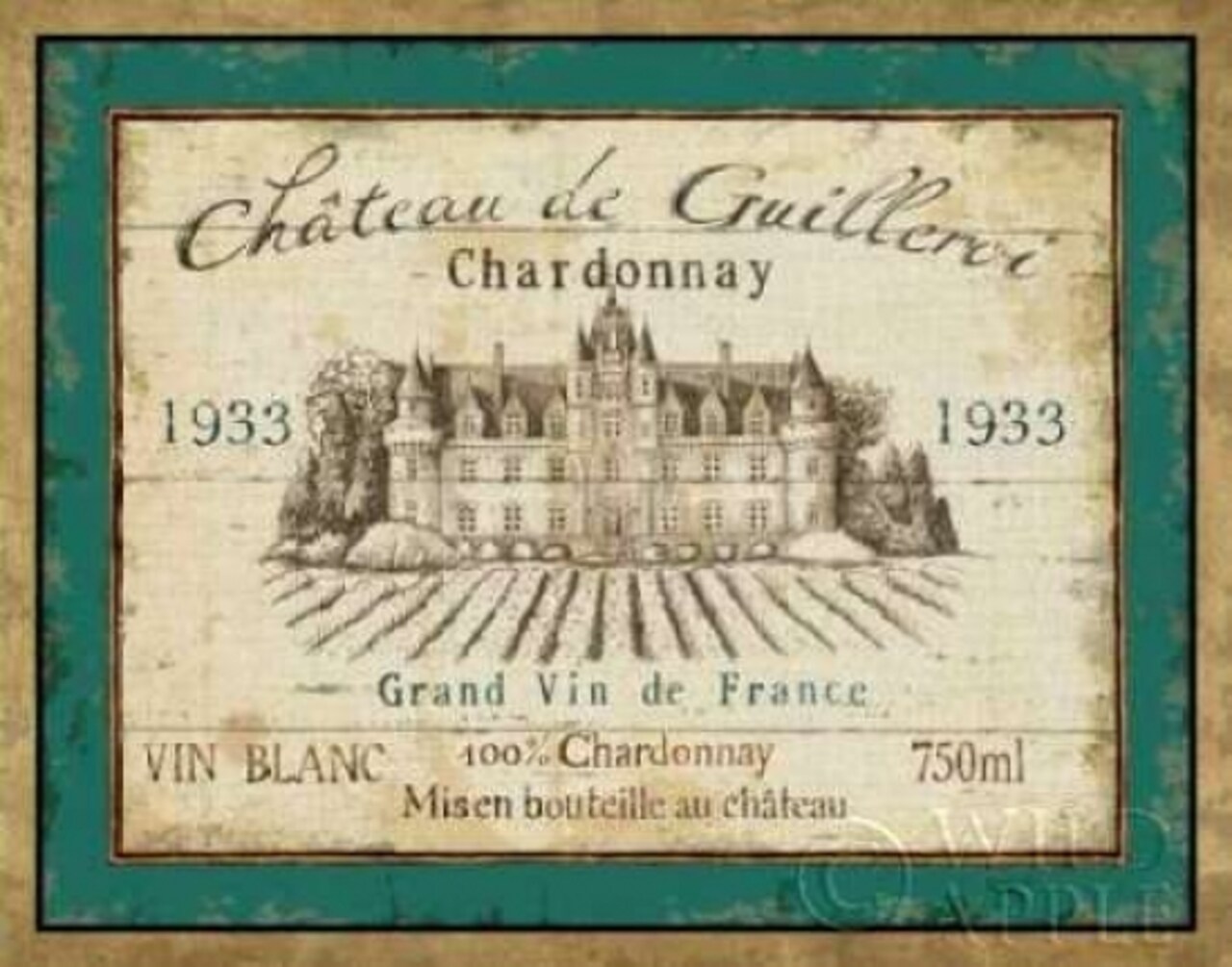 French Wine Label IV Poster Print by Daphne Brissonnet - Item # VARPDX2563